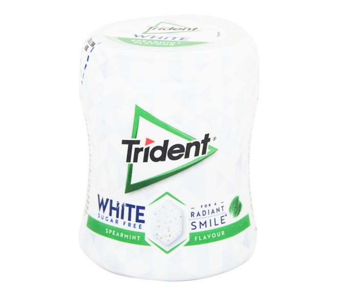 gum TRIDENT White spearmint sugar free 68g