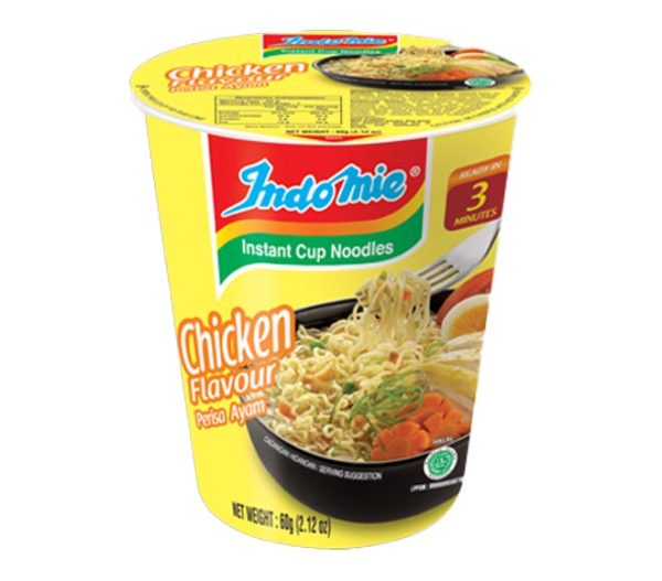 noodles cup INDOMIE chicken flavour 60g