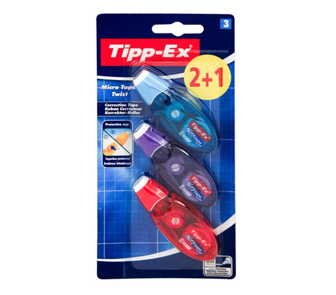correction tape Tipp-Ex micro twist 8m (2+1 FREE)