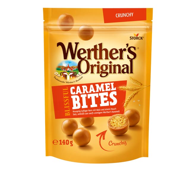 WERTHERS Original Caramel Bites 140g – Crunchy