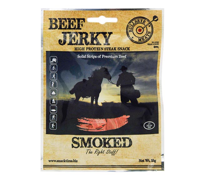 BULLSEYE Beef Jerky 25g – Smoked
