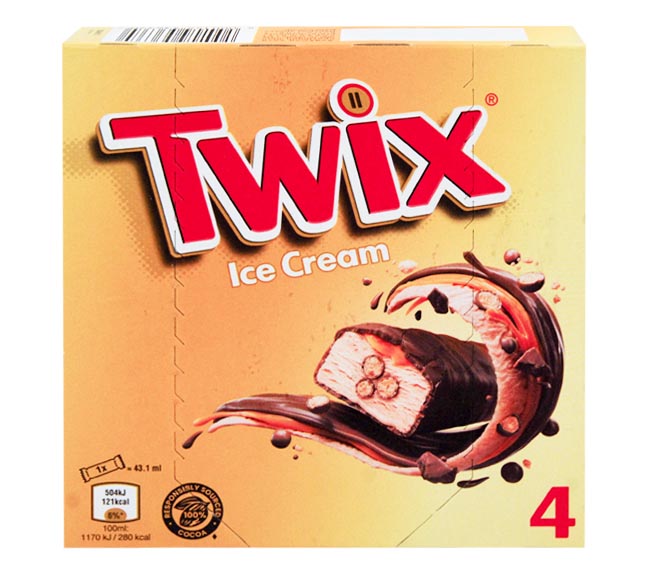 ice cream TWIX 4X34.2g