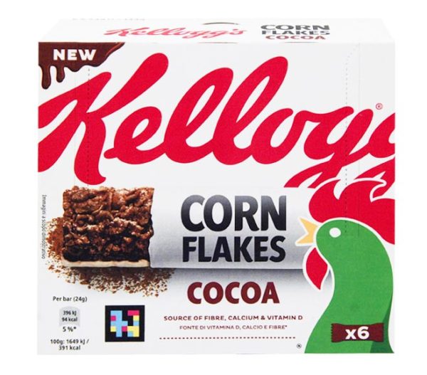 KELLOGGS bars Corn Flakes 6X24g