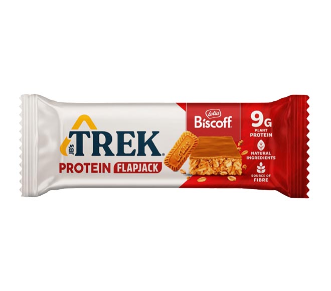 TREK Protein 9G Flapjack 50g – Lutus Biscoff