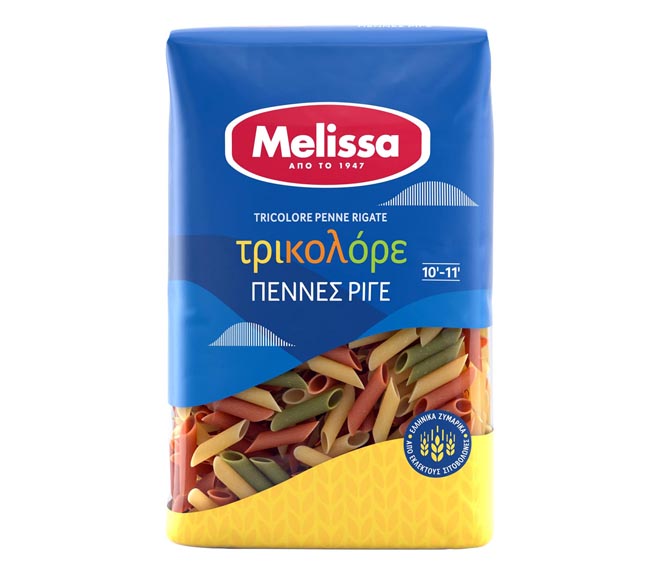 MELISSA tricolore penne rigate 500g