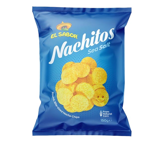 EL SABOR Nachitos chips 150g – Sea Salt