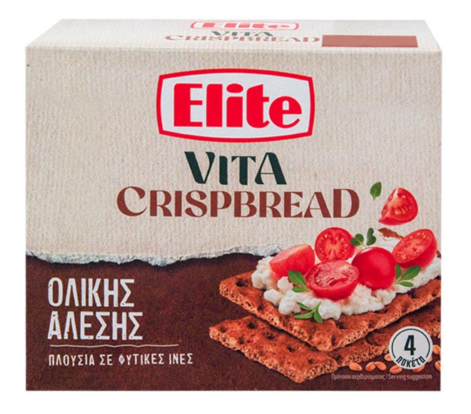 ELITE Vita crispbread 265g (4×66,25g) – Wholegrain Wheat & Rue Four