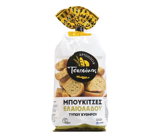 TSATSAKIS Kythiran type small rusk bites with olive oil 400g