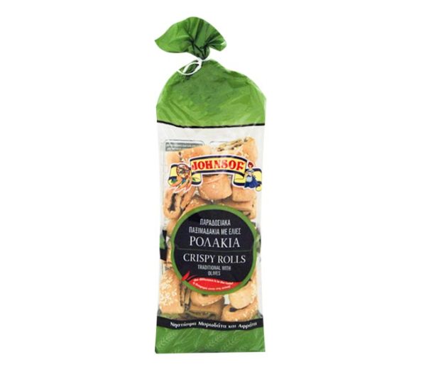 JOHNSOF crispy rolls traditional with olives 200g