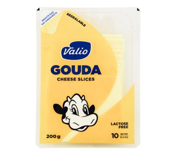 cheese VALIO Gouda 10 slices 200g - lactose free