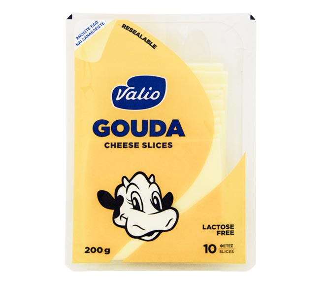 cheese VALIO Gouda 10 slices 200g – lactose free