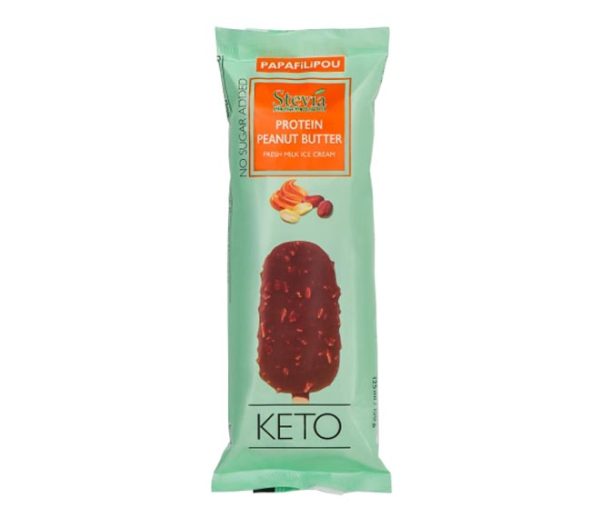 ice cream PAPAFILIPOU protein no sugar added with stevia 125ml - Peanut Butter