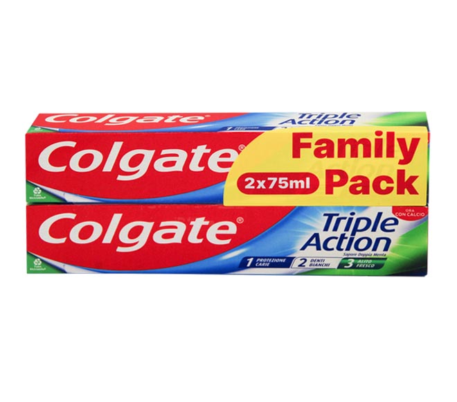 toothpaste COLGATE 2x75ml – Triple Action