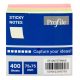 Notes PROFILE sticky notes x400 (75x75mm)
