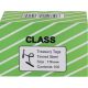 CLASS treasury tags metal ended 178mm 100pcs
