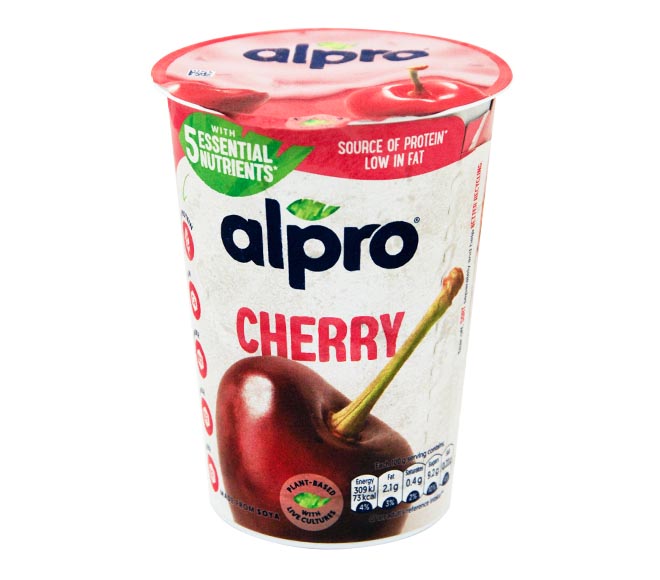 yogurt ALPRO dairy free 500g – with Cherry