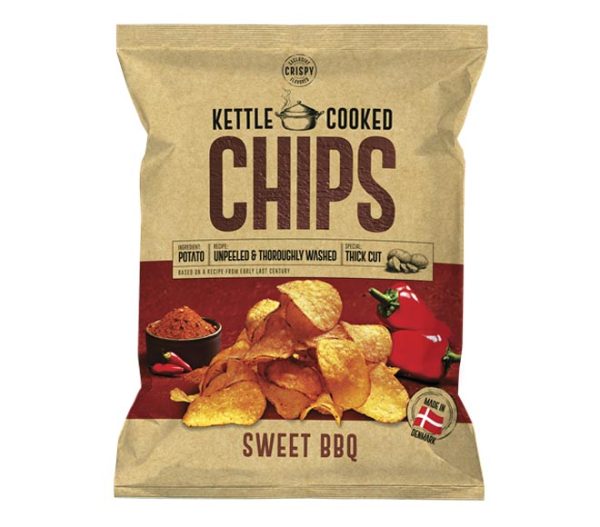 KETTLE COOKED potato chips 150g - Sweet BBQ