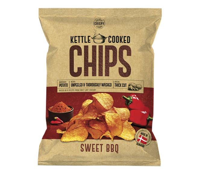 KETTLE COOKED potato chips 150g – Sweet BBQ