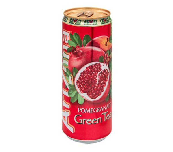 ARIZONA ice tea GREEN 330ml - POMEGRANATE