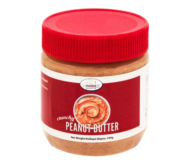 peanut butter PREMIER crunchy 340g