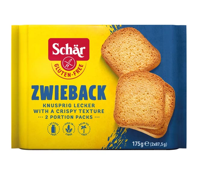 SCHAR Gluten Free Crackers 175g – Zwieback