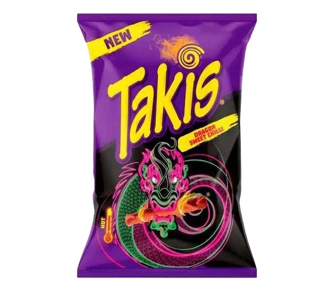 TAKIS fried corn snack 100g – Dragon Sweet Chilli