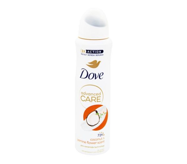 DOVE deodorant advanced care spray 150ml - Coconut & Jasmine Flower scent