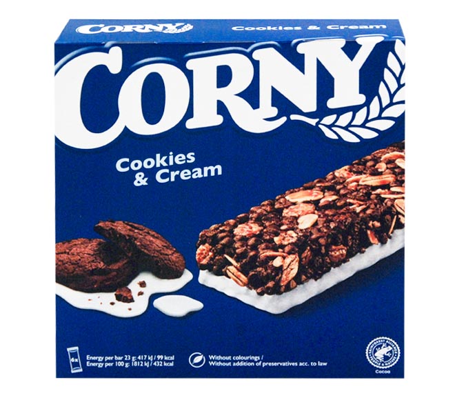 CORNY bars 6X23g – Cookies Cream