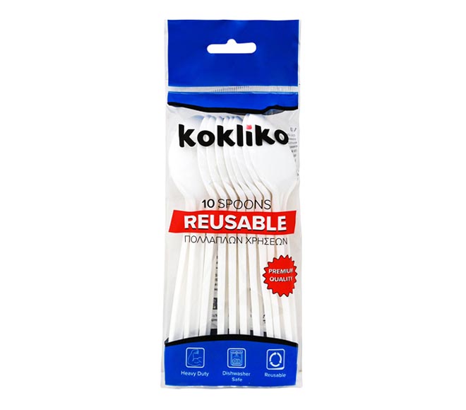 cutlery KOKLIKO Reusable spoons 10pcs