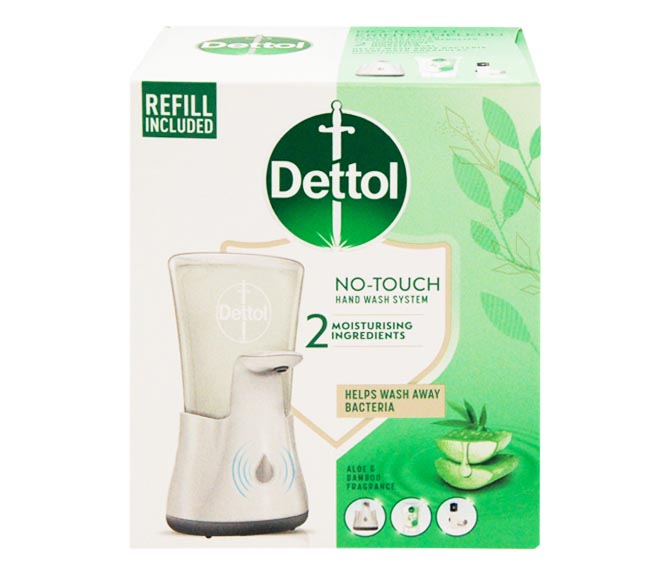 DETTOL No-Touch handwash system 250ml – Aloe & Bamboo (refill included)
