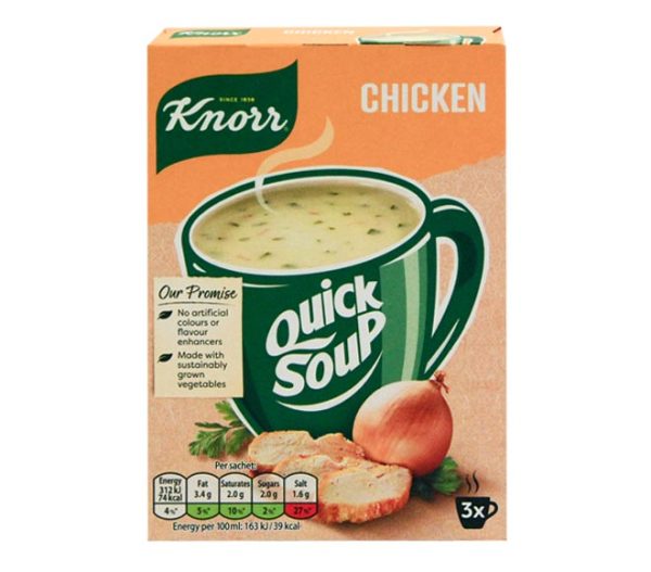 soup KNORR Quick Soup 3x17g - Chicken