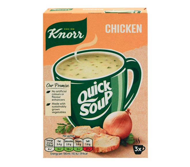 soup KNORR Quick Soup 3x17g – Chicken