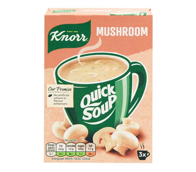 soup KNORR Quick Soup 3x15g – Mushroom