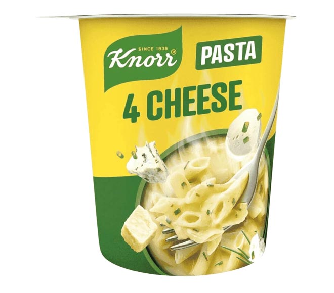 KNORR pasta snack pot 66g – 4 Cheese