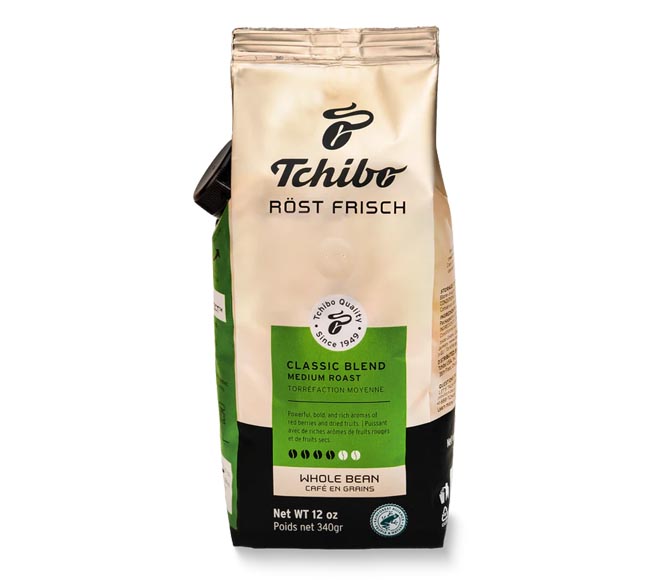 TCHIBO Rost Frisch whole coffee bean 340g – Classic Blend