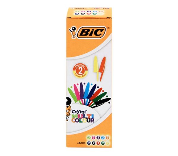 pen BIC CRISTAL Multi Colour 1.6mm 20pcs (10 diferrent colours)
