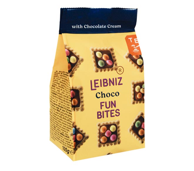 LEIBNIZ Choco fun bites biscuits 100g – chocolate cream