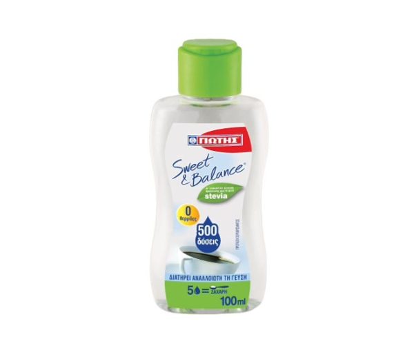 sweetener YIOTIS sweet & balance stevia liquid 100ml