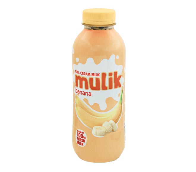 MULIK Full Cream Milk 500ml – banana (made of 100% fresh milk)