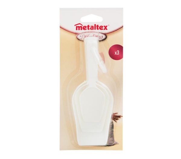 METALTEX Set of 3 measuring scoops