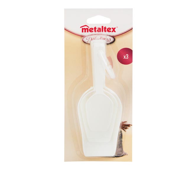 METALTEX Set of 3 measuring scoops