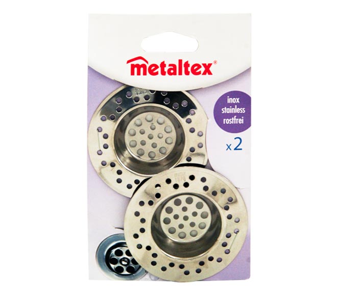 METALTEX Inox stainless sink filter