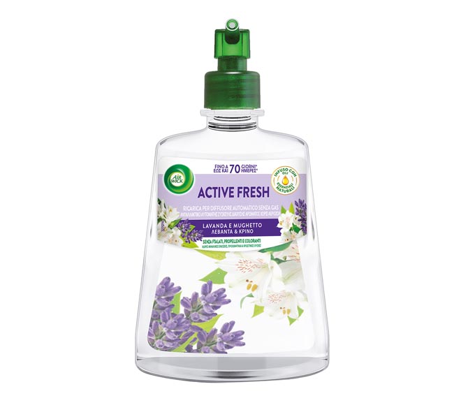 AIR WICK Active Fresh without aerosol refill spray 228ml – Lavender & Lily