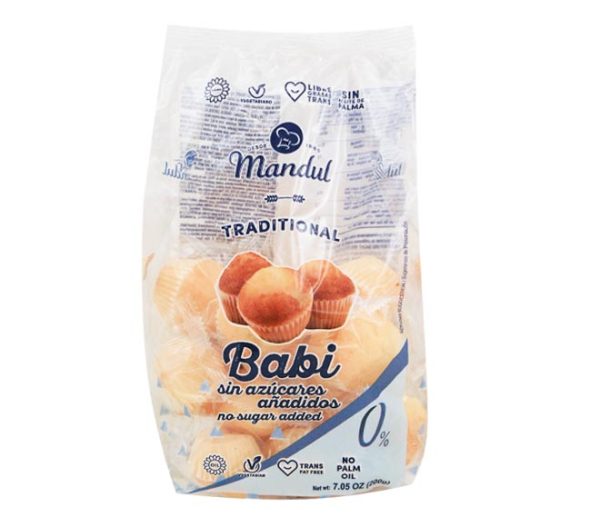 MANDUL Babi traditional cup cakes no sugar added 200g - Classic