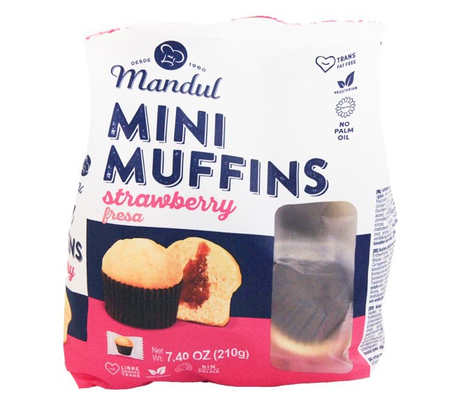MANDUL Mini Muffins 210g – Strawberry Cream