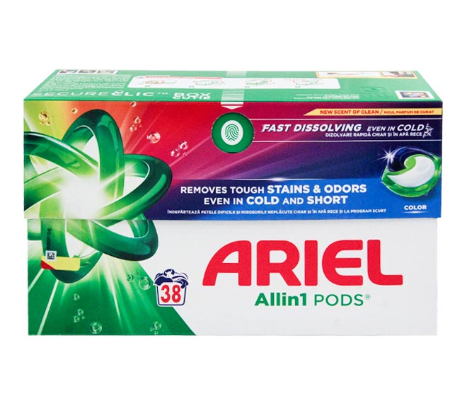 ARIEL Allin1 pods 38 washes 691.6g – Color