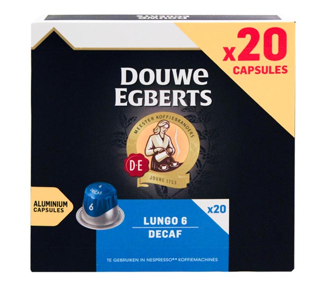 DOUWE EGBERTS lungo decaf 104g  (20 caps – intensity 6)