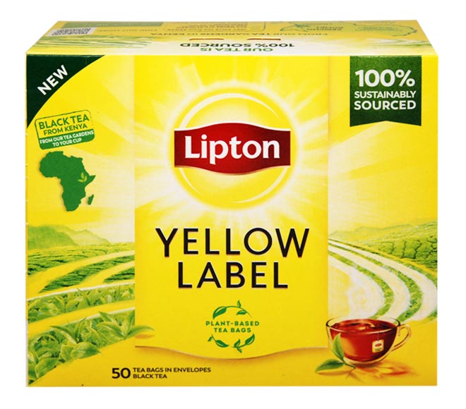 tea LIPTON yellow label (50pcs) 100g