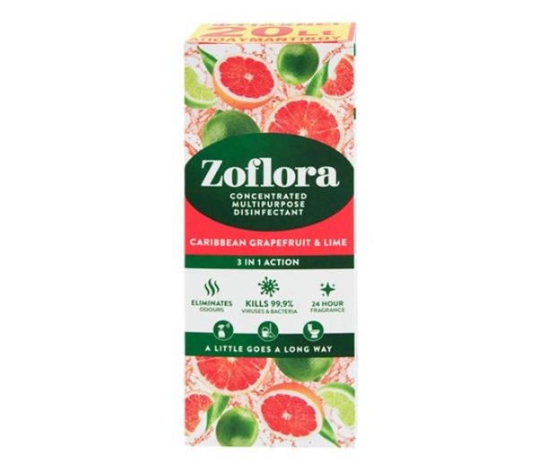 ZOFLORA concentrated disinfectant 500ml -  Caribean Grapefruit & Lime