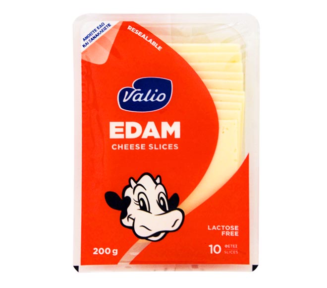 cheese VALIO Edam 10 slices 200g - lactose free